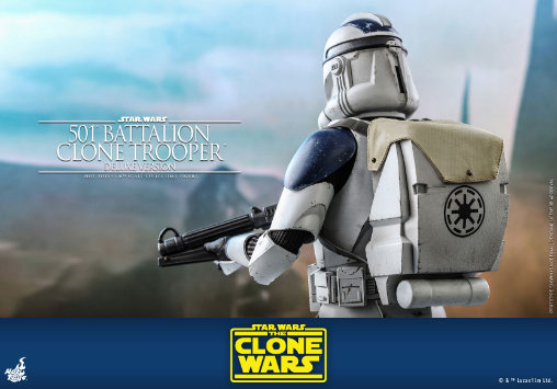 Star Wars - The Clone Wars: 501st Battalion Clone Trooper - Deluxe, 1/6 Figur von Hot Toys