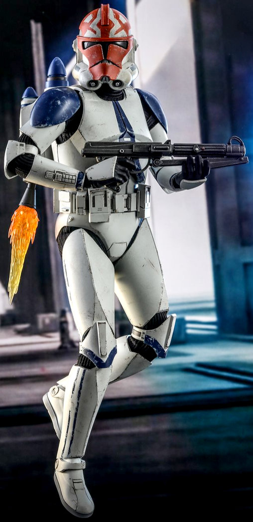 Star Wars - The Clone Wars: 501st Battalion Clone Trooper - Deluxe, 1/6 Figur von Hot Toys