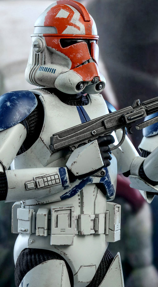 Star Wars - The Clone Wars: 501st Battalion Clone Trooper - Deluxe, 1/6 Figur von Hot Toys