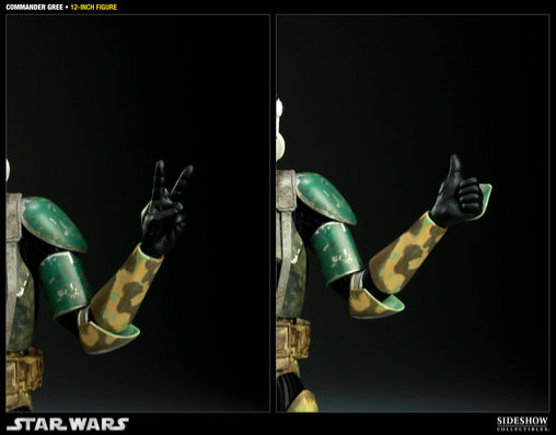 Star Wars - The Clone Wars: Commander Gree - 41st Elite Corps, 1/6 Figur von Sideshow