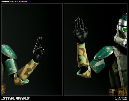 Star Wars - The Clone Wars: Commander Gree - 41st Elite Corps, 1/6 Figur von Sideshow