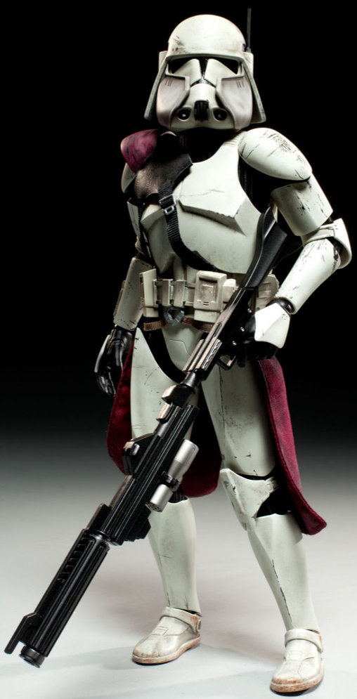 Star Wars - The Clone Wars: Commander Bacara - 21st Nova Corps, 1/6 Figur von Sideshow