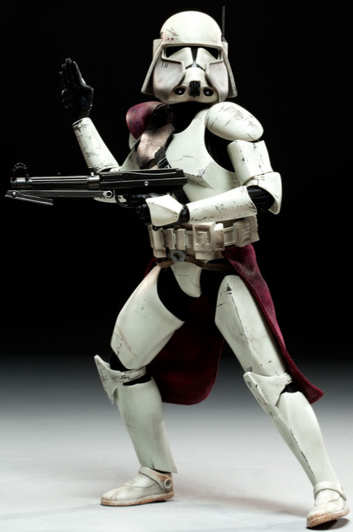 Star Wars - The Clone Wars: Commander Bacara - 21st Nova Corps, 1/6 Figur von Sideshow