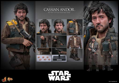 Star Wars - Rogue One: Cassian Andor, 1/6 Figur von Hot Toys
