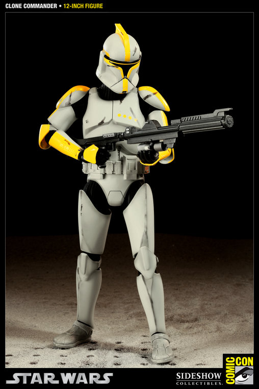 Star Wars - The Clone Wars: Clone Commander - Phase I Armor, 1/6 Figur von Sideshow