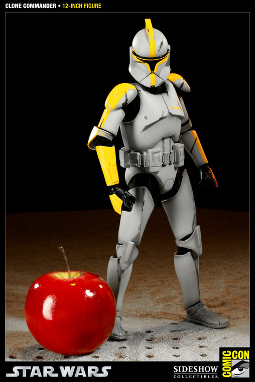 Star Wars - The Clone Wars: Clone Commander - Phase I Armor, 1/6 Figur von Sideshow
