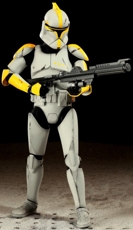 Star Wars - The Clone Wars: Clone Commander - Phase I Armor, 1/6 Figur von Sideshow