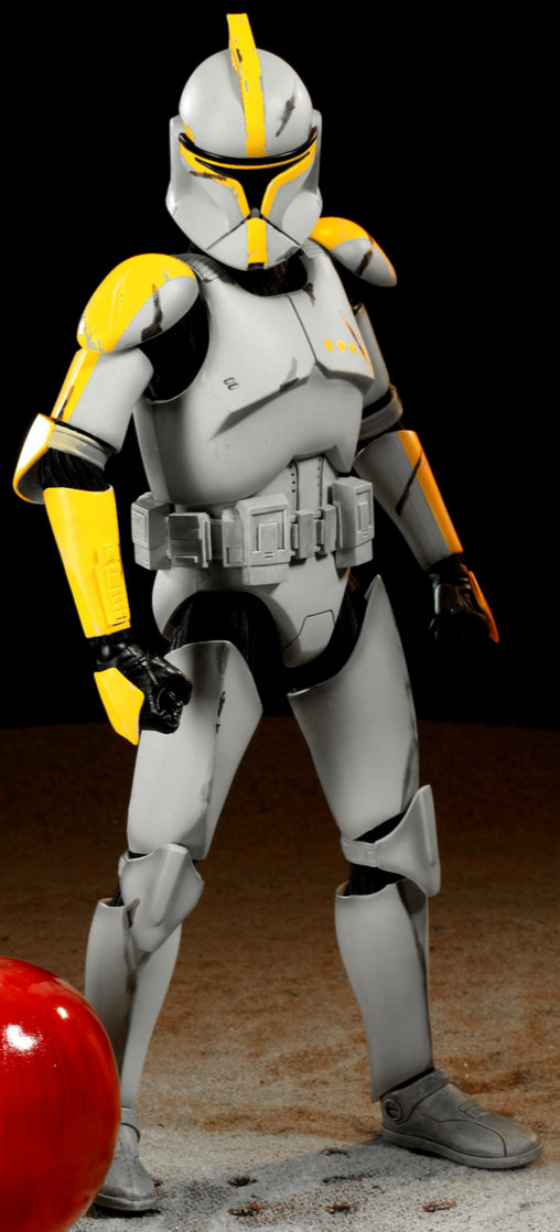 Star Wars - The Clone Wars: Clone Commander - Phase I Armor, 1/6 Figur von Sideshow