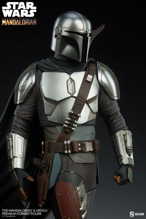 Star Wars - The Mandalorian: The Mandalorian und Grogu, Premium Format Figur von Sideshow