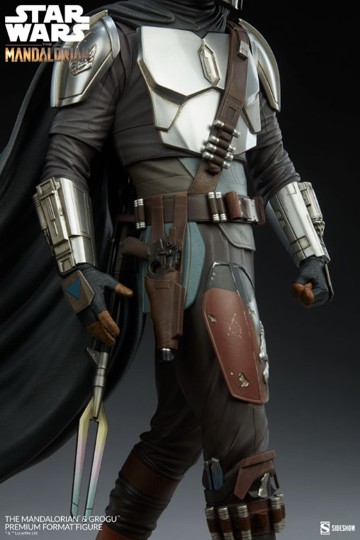 Star Wars - The Mandalorian: The Mandalorian und Grogu, Premium Format Figur von Sideshow