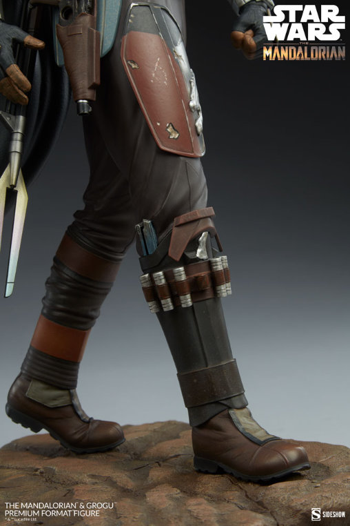 Star Wars - The Mandalorian: The Mandalorian und Grogu, Premium Format Figur von Sideshow