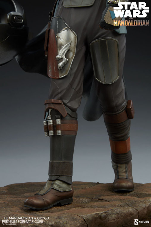 Star Wars - The Mandalorian: The Mandalorian und Grogu, Premium Format Figur von Sideshow