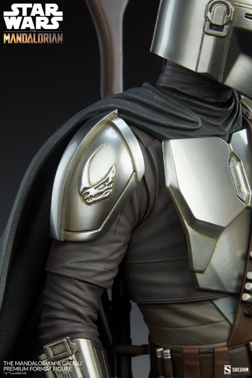 Star Wars - The Mandalorian: The Mandalorian und Grogu, Premium Format Figur von Sideshow