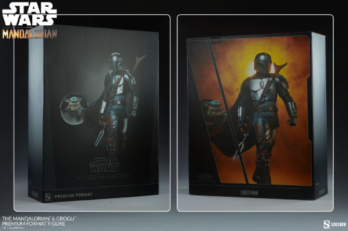 Star Wars - The Mandalorian: The Mandalorian und Grogu, Premium Format Figur von Sideshow