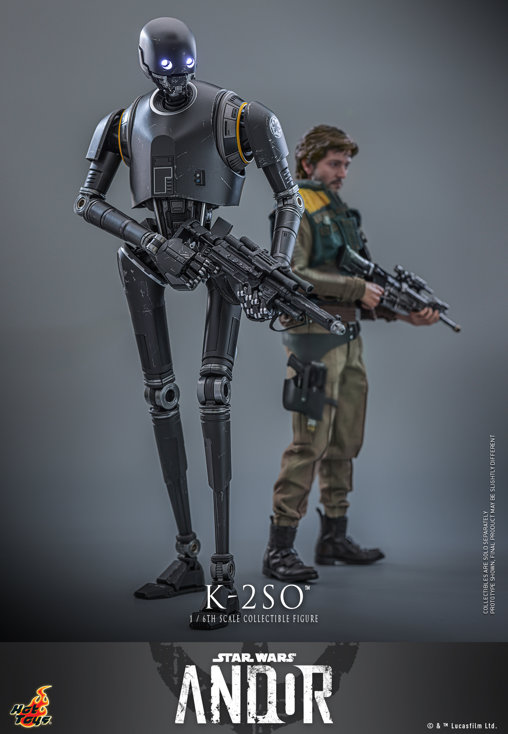 Star Wars - Andor: K-2SO, 1/6 Figur von Hot Toys