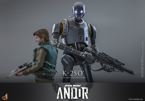 Star Wars - Andor: K-2SO, 1/6 Figur von Hot Toys
