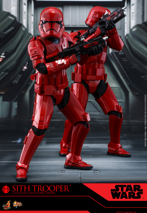 Star Wars - Episode IX - The Rise of Skywalker: Sith Trooper, 1/6 Figur von Hot Toys