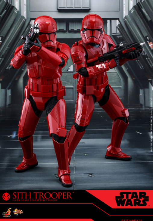 Star Wars - Episode IX - The Rise of Skywalker: Sith Trooper, 1/6 Figur von Hot Toys