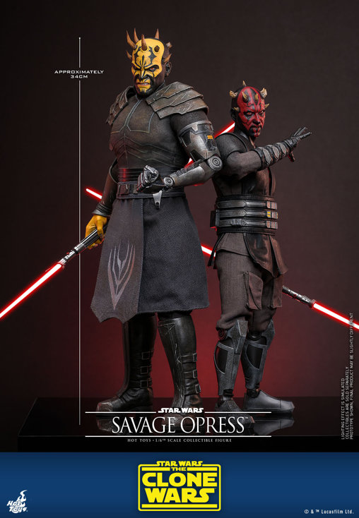 Star Wars - The Clone Wars: Savage Opress, 1/6 Figur von Hot Toys