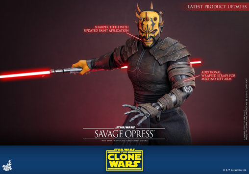 Star Wars - The Clone Wars: Savage Opress, 1/6 Figur von Hot Toys