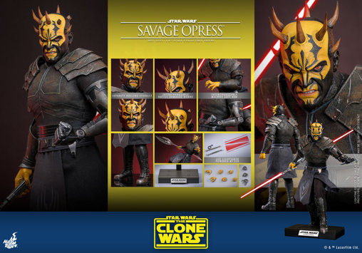 Star Wars - The Clone Wars: Savage Opress, 1/6 Figur von Hot Toys