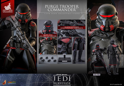 Star Wars - Jedi Survivor: Purge Trooper Commander, 1/6 Figur von Hot Toys