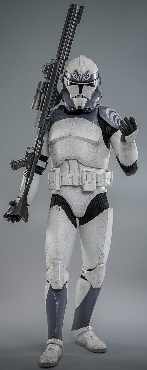 Star Wars - The Clone Wars: 104th Battalion Wolfpack Clone Trooper, 1/6 Figur von Hot Toys