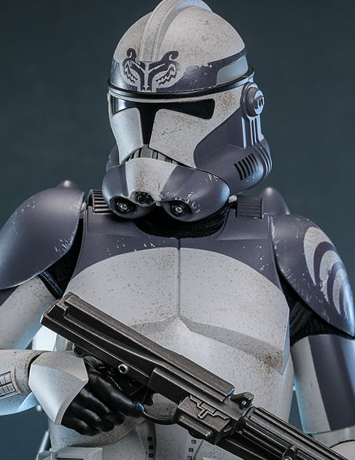 Star Wars - The Clone Wars: 104th Battalion Wolfpack Clone Trooper, 1/6 Figur von Hot Toys