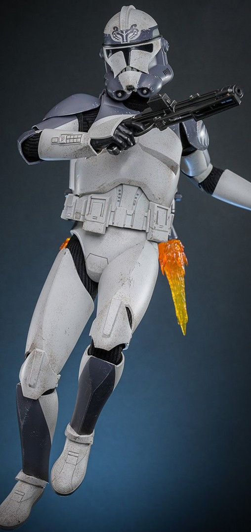 Star Wars - The Clone Wars: 104th Battalion Wolfpack Clone Trooper, 1/6 Figur von Hot Toys