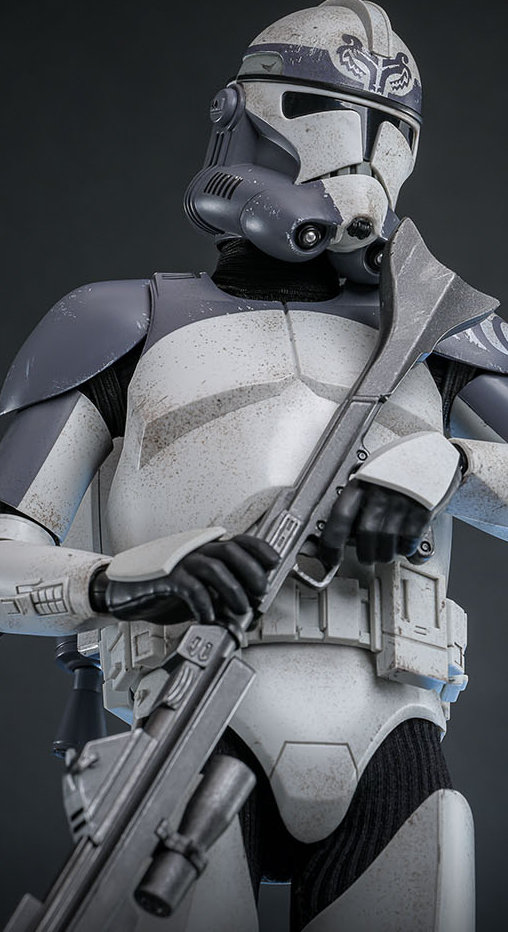 Star Wars - The Clone Wars: 104th Battalion Wolfpack Clone Trooper, 1/6 Figur von Hot Toys