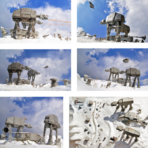 Star Wars - Episode V - The Empire Strikes Back: Battle of Hoth Action Scene, Modell-Bausatz