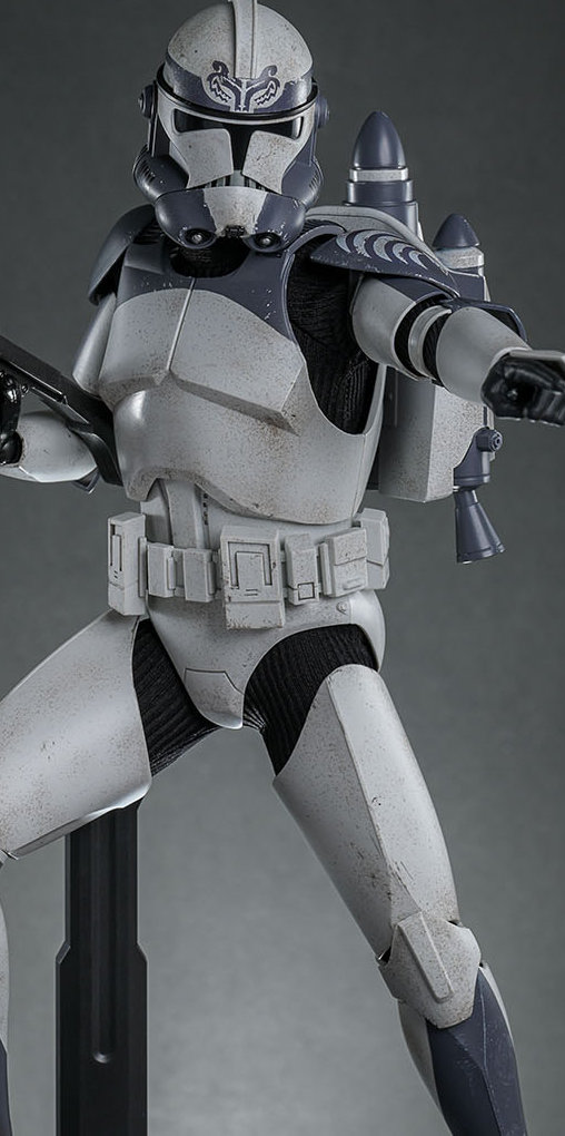 Star Wars - The Clone Wars: 104th Battalion Wolfpack Clone Trooper, 1/6 Figur von Hot Toys