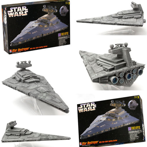 Star Wars - Episode IV - A New Hope: Imperial Star Destroyer - mit Beleuchtung, Modell-Bausatz
