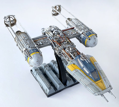 Star Wars - Episode IV - A New Hope: Y-Wing Fighter, Fertig-Modell ... https://spaceart.de/produkte/sw064-star-wars-episode-iv-a-new-hope-y-wing-fighter-fertig-modell-bandai-spaceart.php