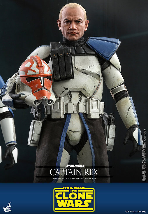 Star Wars - The Clone Wars: Captain Rex, 1/6 Figur von Hot Toys