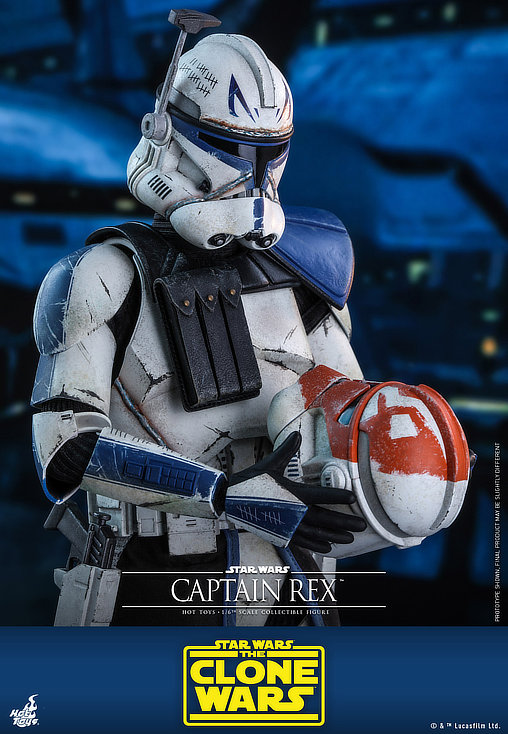 Star Wars - The Clone Wars: Captain Rex, 1/6 Figur von Hot Toys