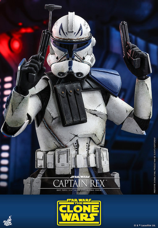 Star Wars - The Clone Wars: Captain Rex, 1/6 Figur von Hot Toys