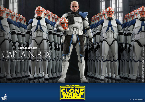 Star Wars - The Clone Wars: Captain Rex, 1/6 Figur von Hot Toys