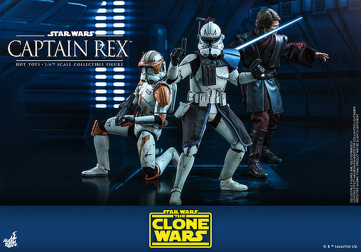 Star Wars - The Clone Wars: Captain Rex, 1/6 Figur von Hot Toys