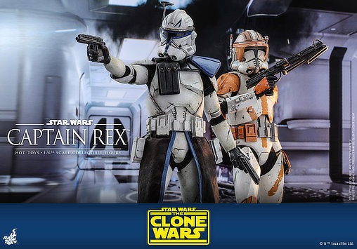 Star Wars - The Clone Wars: Captain Rex, 1/6 Figur von Hot Toys