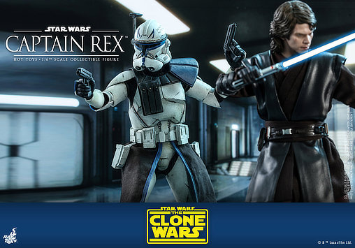 Star Wars - The Clone Wars: Captain Rex, 1/6 Figur von Hot Toys