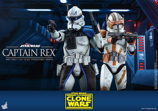 Star Wars - The Clone Wars: Captain Rex, 1/6 Figur von Hot Toys
