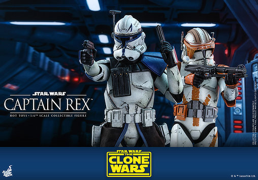 Star Wars - The Clone Wars: Captain Rex, 1/6 Figur von Hot Toys