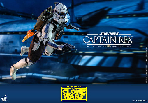Star Wars - The Clone Wars: Captain Rex, 1/6 Figur von Hot Toys