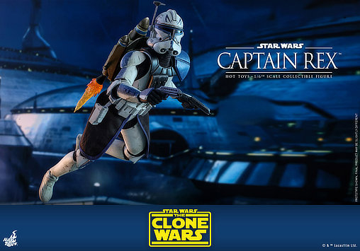 Star Wars - The Clone Wars: Captain Rex, 1/6 Figur von Hot Toys