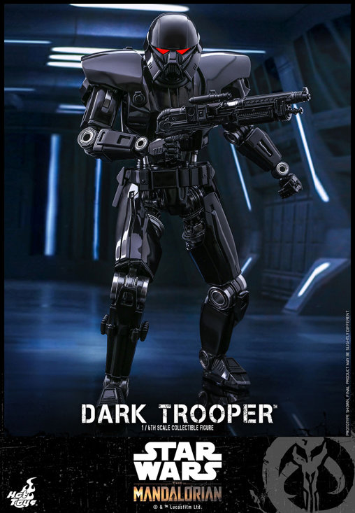 Star Wars - The Mandalorian: Dark Trooper, 1/6 Figur von Hot Toys