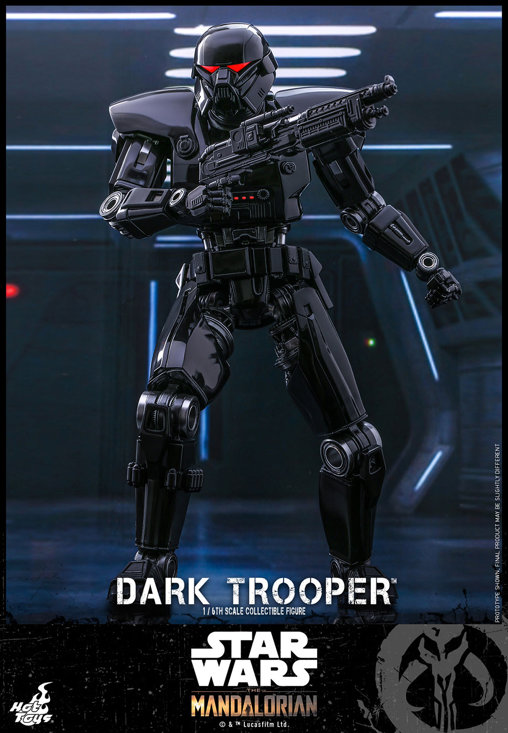 Star Wars - The Mandalorian: Dark Trooper, 1/6 Figur von Hot Toys