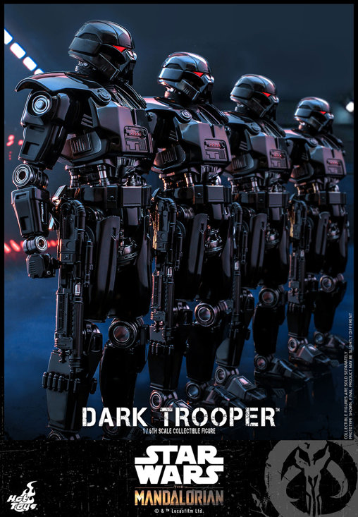 Star Wars - The Mandalorian: Dark Trooper, 1/6 Figur von Hot Toys