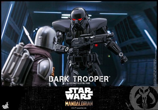 Star Wars - The Mandalorian: Dark Trooper, 1/6 Figur von Hot Toys