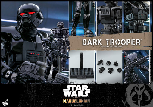 Star Wars - The Mandalorian: Dark Trooper, 1/6 Figur von Hot Toys